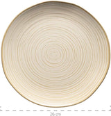 MÄSER 931512 Nottingham Vintage Series servisset för 4, kombinationsservice om 20 delar med oregelbundna runda former i retrolook, kakel, beige