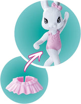 Simba 105733603 - Steffi Love Dancing Ballerina, Steffi som ballerinadocka med djurvän och roterande kjol, lekdocka 29 cm, från 3 år