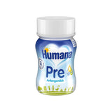 Humana Initial Milk Drickfärdig, från födseln, Drickfärdig mjölk för spädbarn, Förutom bröstmjölk eller som ensam förmat, Barnmat med endast DHA och laktos, 24 x 90 ml Naty Shop Standardtitel