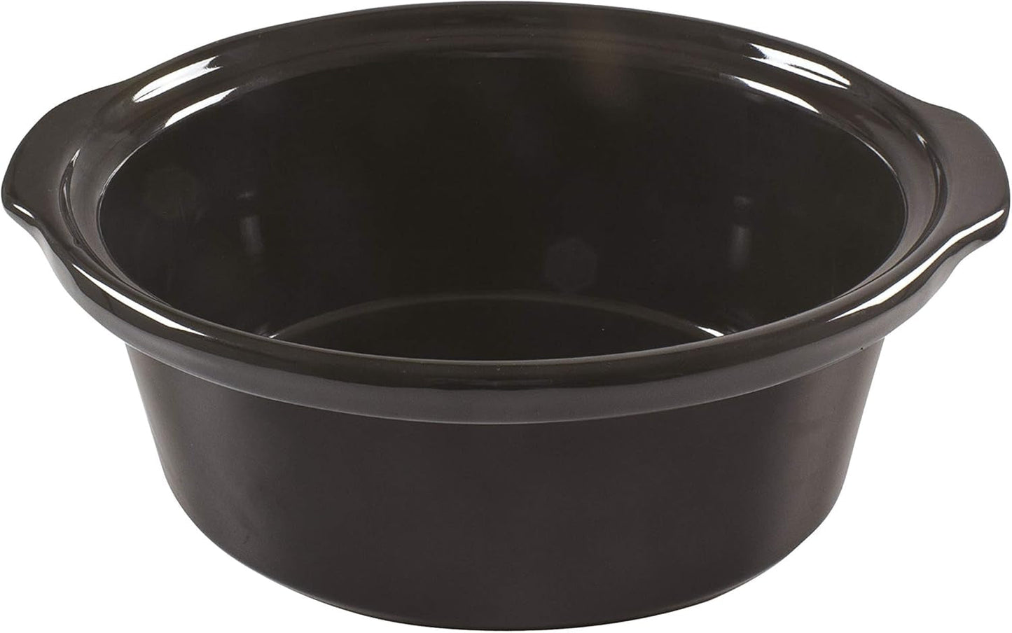 Beper BC.510 Slow Cooker, 280 W, 4,5 liter, keramiskt glas, svart och stål Slow Cooker Naty Shop