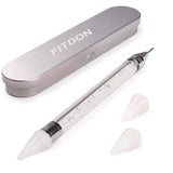 3200 Nail Stones Set FITDON Multi-Shaped Glass AB Stones and Clear Diamond Glitter AB Stones for Nail Art Dekoration DIY Kits Smycken Nyckelringar Nageltillbehör