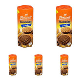 Brandt Hobbits Choklad 265g Pack - Krispiga fullkornschoklad Havregrynsbiskvier - Knäckig deg för hela familjen - i en praktisk kexrulle