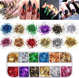 Kalolary torkade blommor för naglar Fjärils paljetter Nagellack Folie Nagelklistermärken Pincett Nagelstenar Nagel Strass Penna för 3D Nageldesign Gör-det-själv-dekorationer