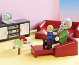 70205 My Big Dollhouse with Working Bell, Ages 4+ och 70207 Cozy Living Room with Light Effect Dollhouse, Ages 4+