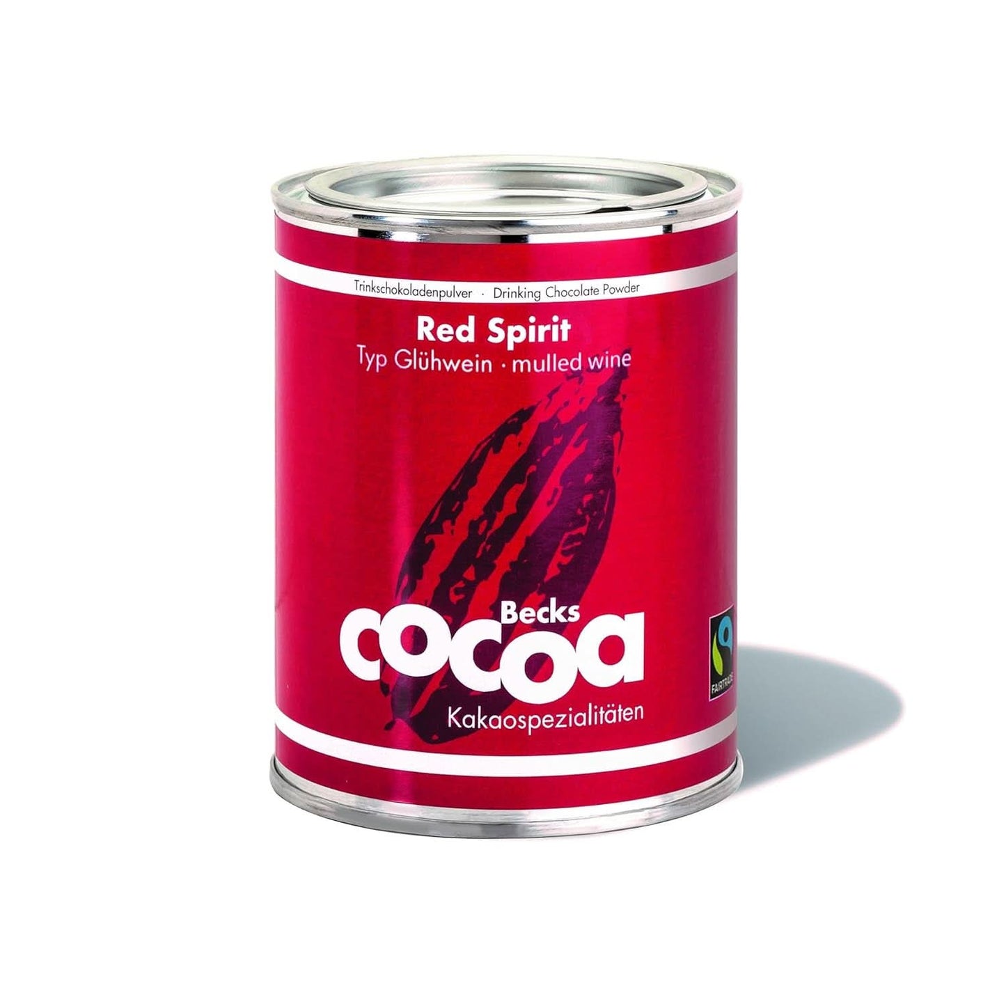 Red Spirit, fin kakao smaksatt med rött vin, 250 gram kakao och varm choklad Naty Shop