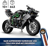 LEGO Technic Kawasaki Ninja H2R motorcykel, barn och vuxna födelsedagspresent, dekoration, leksak, modell för pojkar och flickor ålder 10+ 42170 Byggset Besuche den LEGO-Store