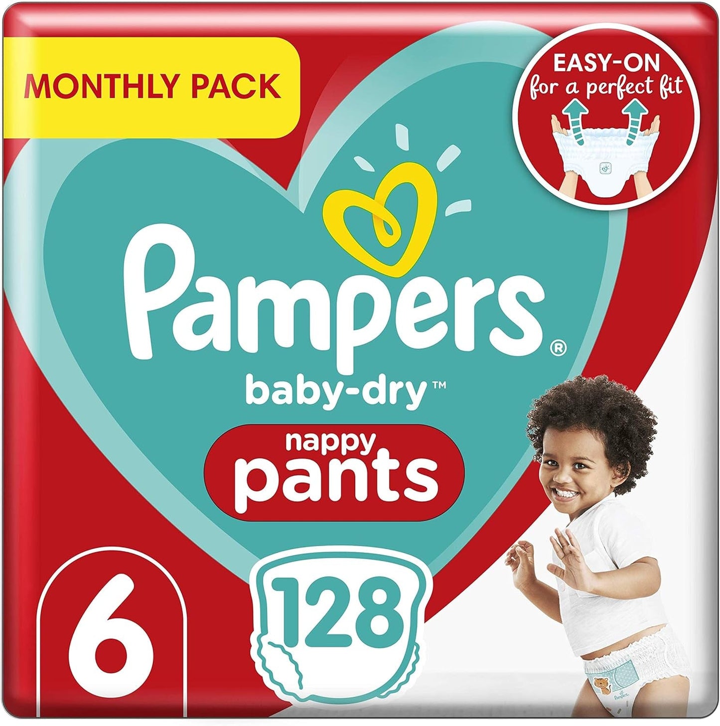 Pampers (gammal version), trosor, storlek 4, 9 kg-15 kg, trepack (1 x 88 blöjor)