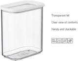 Mepal - Modula XXL Kylskåp Förvaringslåda - Matbehållare med lock - Köksarrangör och plastförvaringslåda - Stapelbar och förslutningsbar Kylskåp - 4800ml - Vita matförvaringslådor Naty Shop