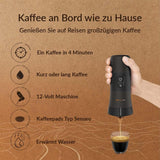 Handpresso - Handkaffe Auto 21000 | 12V bil espressomaskin - 12 volt espressomaskin för bilar | Senseo Pad Espressobryggare för bilar - 12V Travel Espressobryggare | 12 volt espressor för husbilar