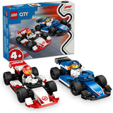 LEGO City F1 Williams Racing och Haas F1 Racing Cars - Formel 1-leksak med byggbara bilar och 2 racerförares minifigurer - Små presentidéer för pojkar och flickor från 4 år 60464 Byggset Beuche den LEGO-Store Standardtitel