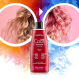 Joanna Ultra Color - Rosa färgbalsam för blont och ljust hår - Pastellrosa - Naturlig glans - Tar bort den gula nyansen från gråblont hår - Tillfällig effekt - 150 ml Hårfärgning Naty Shop