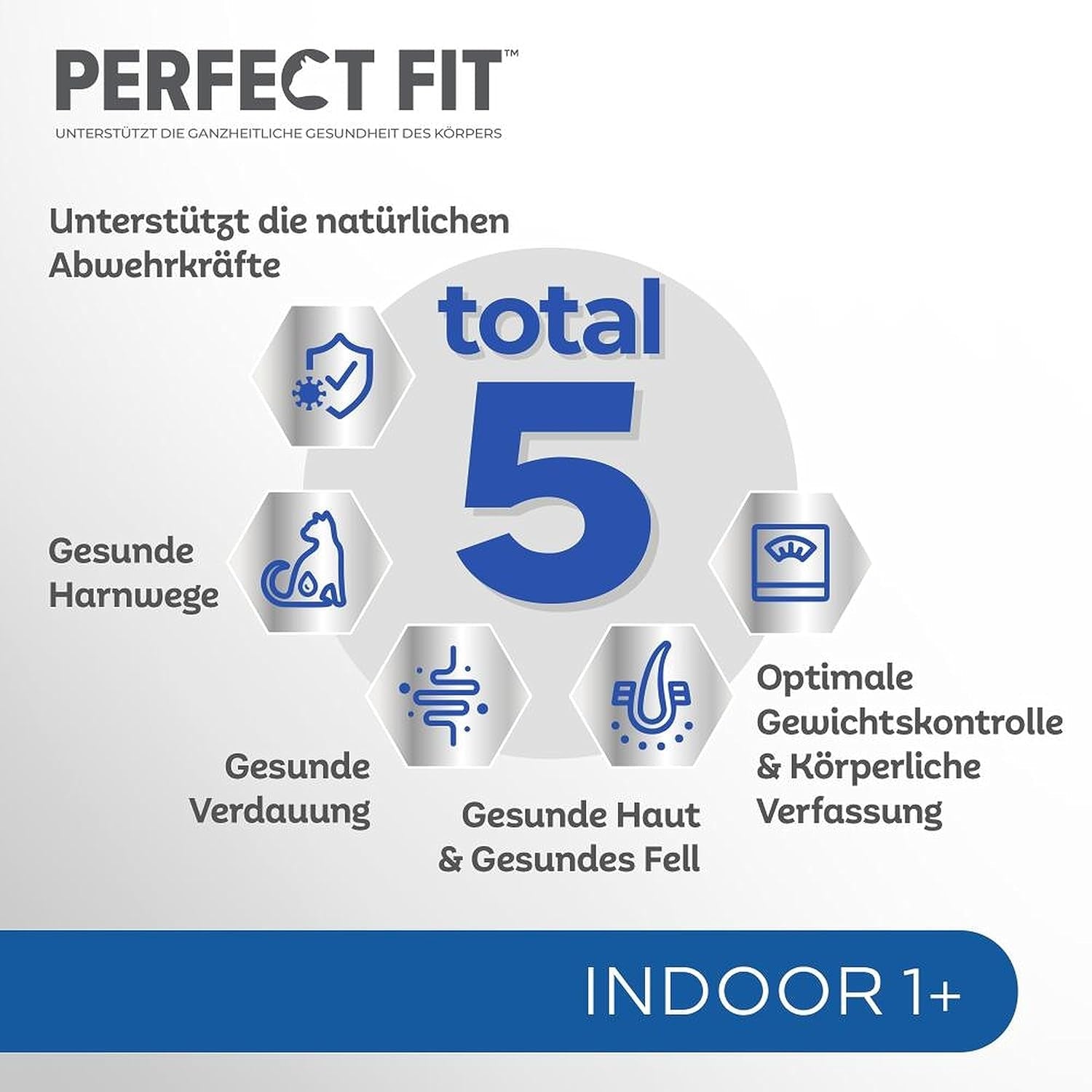 PERFECT FIT™ påsar för katter, inomhus, med kyckling, 12 x 85 g