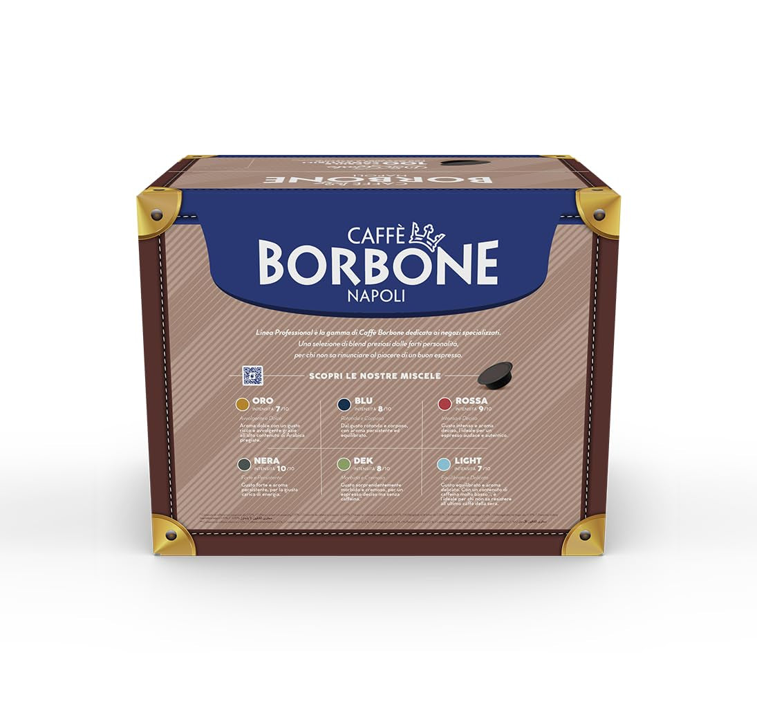 Caffè Borbone Kaffee Kapseln Don Carlo, Blue Mischung - 100 stück - Kompatibel med Kaffeemaschinen der Marke Lavazza®* A Modo Mio®*