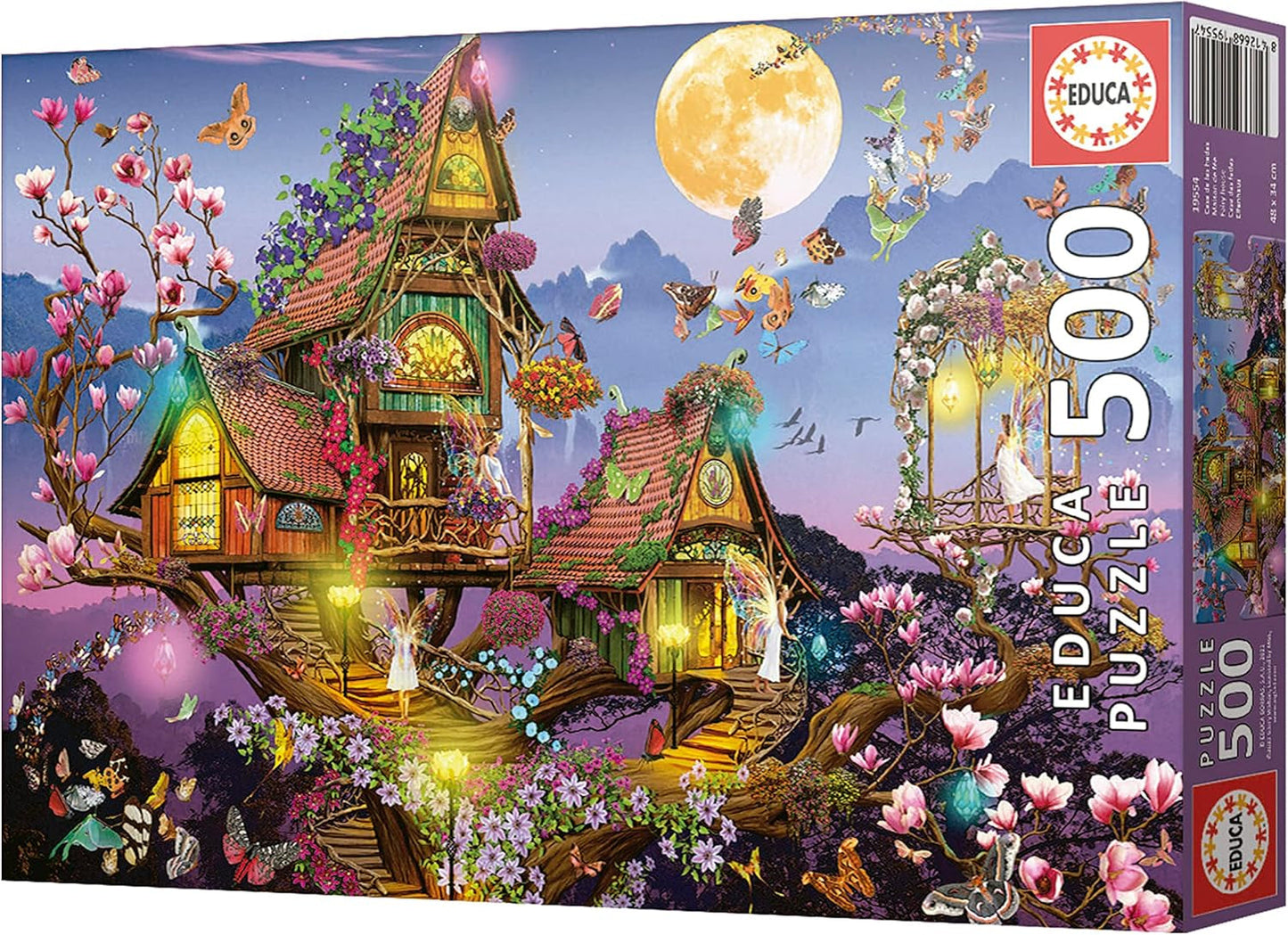Educa - Pussel 500 bitar för vuxna | sagohus, 500-bitars pussel för vuxna och barn från 11 år, fantasy, sagor, älvor (19554) Puzzle Naty Shop