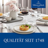 Villeroy & Boch - Afina mjölkmugg 170 ml, vit, diskmaskinssäker, mikrovågssäker, mjölkkaraff, kaffetillbehör, keramisk kanna, fat, servis, premiumporslin