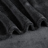 Good Nite Mysig filt Fluffig filt Sängfilt Sofffilt XL Livingfilt Fleecefilt 150X200Cm Svart Mjuk varma filt Fluffig filt Sängar och filtar Good Nite