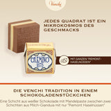 Venchi - Cremini 1878 - Trelagers choklad med gianduja med mjölk och mandelmassa, "Piemontese Hazelnuts PGI", 1 kg, glutenfri, utan färgämnen och utan konserveringsmedel