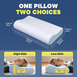 Smärtstillande i nacken Kylning Nackkudde Memory Foam Sovkuddar Livmoderkudde för nacke och axelvärk Ergonomisk sängkudde Nackstödskudde för mage Ryggslipare Ortopediska livmoderkuddar Naty Shop