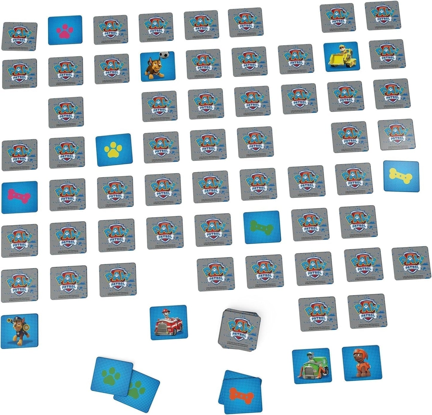 Spin Master Paw Patrol-spel, minnesspel, Paw Patrol-leksak, Chase, Stella, Marcus, Ruben, minnesspel med böcker, för barn över 4 år Actionfigurer Naty Shop
