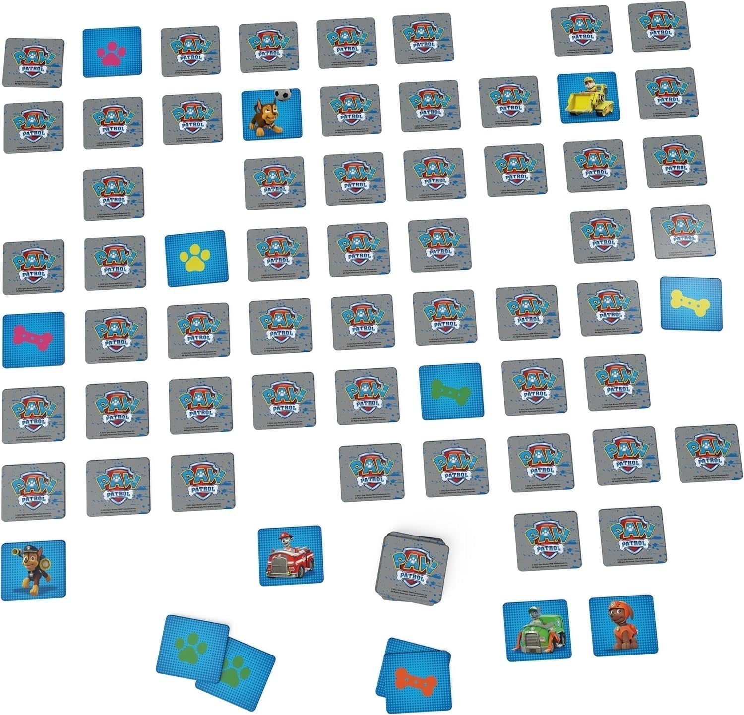 Spin Master Paw Patrol-spel, minnesspel, Paw Patrol-leksak, Chase, Stella, Marcus, Ruben, minnesspel med böcker, för barn över 4 år Actionfigurer Naty Shop