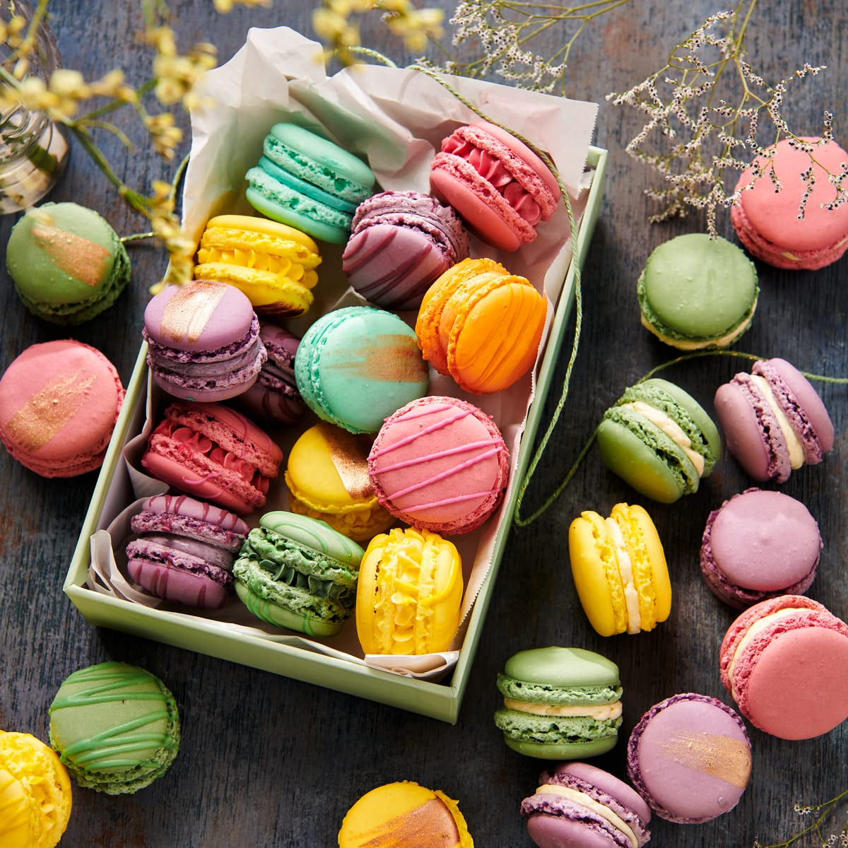 Funcakes Mix Für Macarons, Glutenfri: Einfach Zu Berübenen, Perfekt Hausgemachte Macarons, Köstlicher Mandelgeschmack, Halal-Zertifiziert, 300G Mix för bakning och matlagning Naty Shop