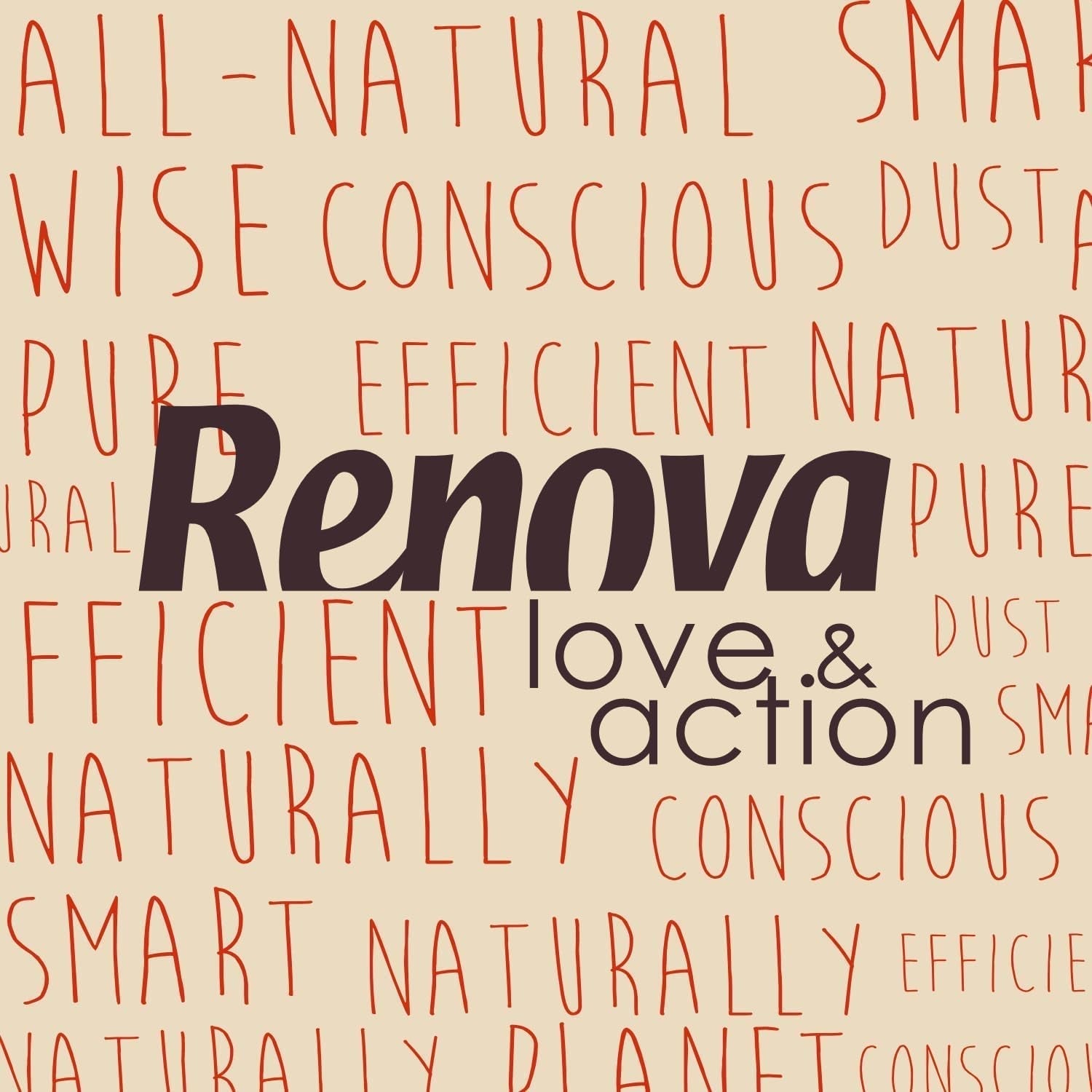 Toalettpapper Renova Eco Love & Action, 4 st