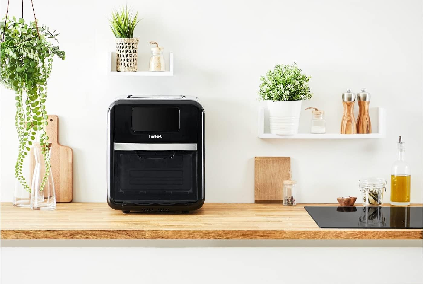 Tefal Easy Fry Ugn & Grill 9-i-1 Hot Air Fryer, 11 L För 6 portioner, 7 tillbehör, 8 program, recept online Vitvaror Naty Shop