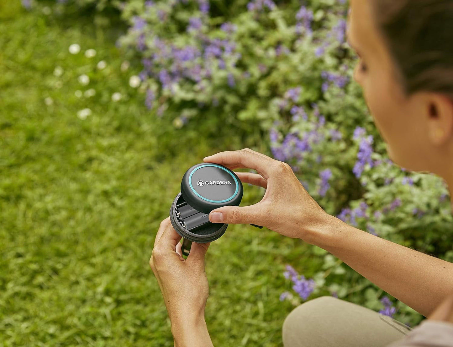Gardena förlängningskabel (10 m) för regnsensor och jordfuktighetssensor, anslutningskabel med Easy Click-system, förlängbar upp till 105 m, för användning över och under marken (01868-20)