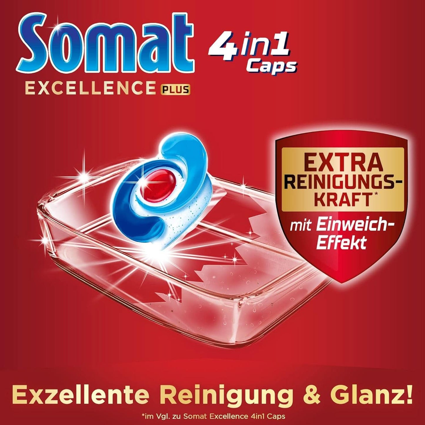 Somat Excellence plus 4In1 Caps (50 Caps), Naty Shop diskmaskinstabletter