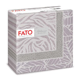 Fato - Torra pappersservetter, airlaid, textileffekt, paket med 50 servetter, 40X40 vikta i 4-format, Tropicana Decor
