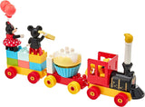 LEGO 10941 DUPLO Disney Musse och Minnie födelsedagståg, leksakståg med tårta och ballonger, present till barn 2 år och äldre Byggset Besuche den LEGO-Store