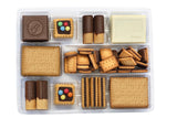 Bahlsen Vår kexfamilj, 9-pack, kexblandning med 7 knapriga varianter av chokladbiskvier (9 x 280 g)