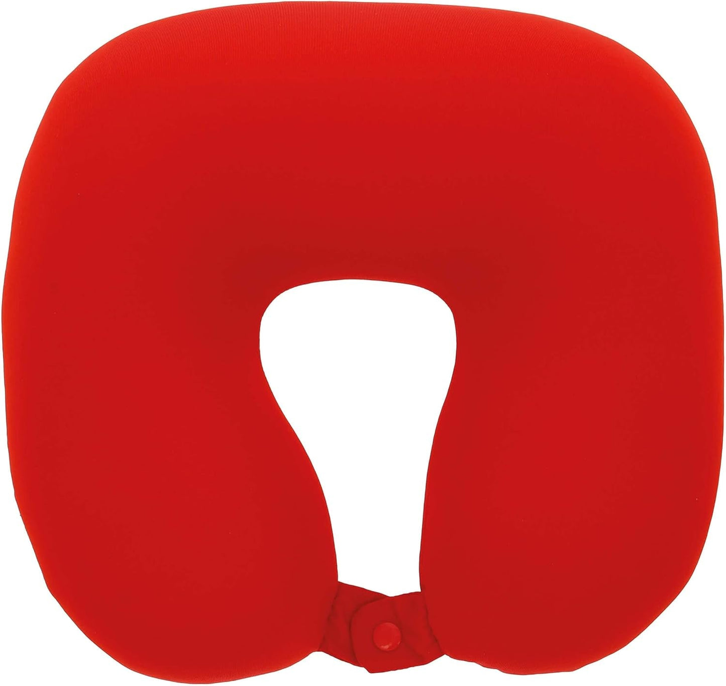 Sumex Travel Kudde Nackkudde för barn och vuxna U-formad Ultra Mjuk Tvättbar Perfekt för Resor Röda Resekuddar Naty Shop Standardtitel