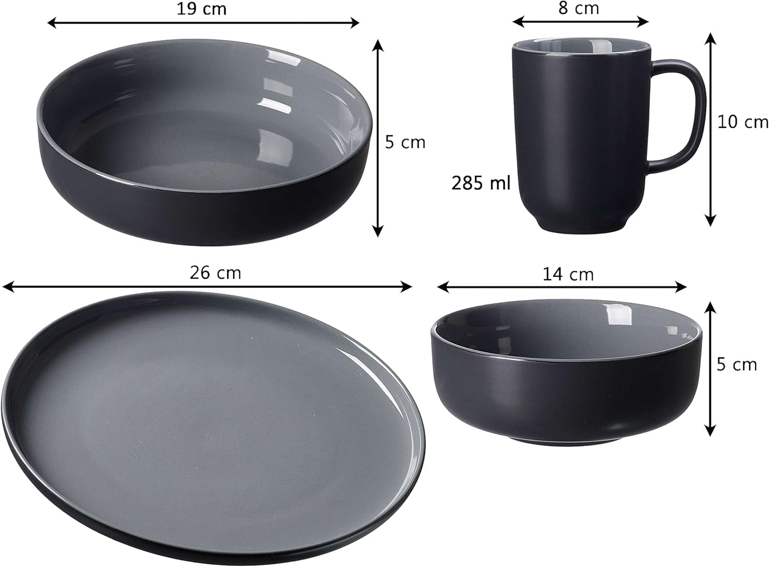 Ritzenhoff & Breker Jasper Combo servisset | 16 stycken