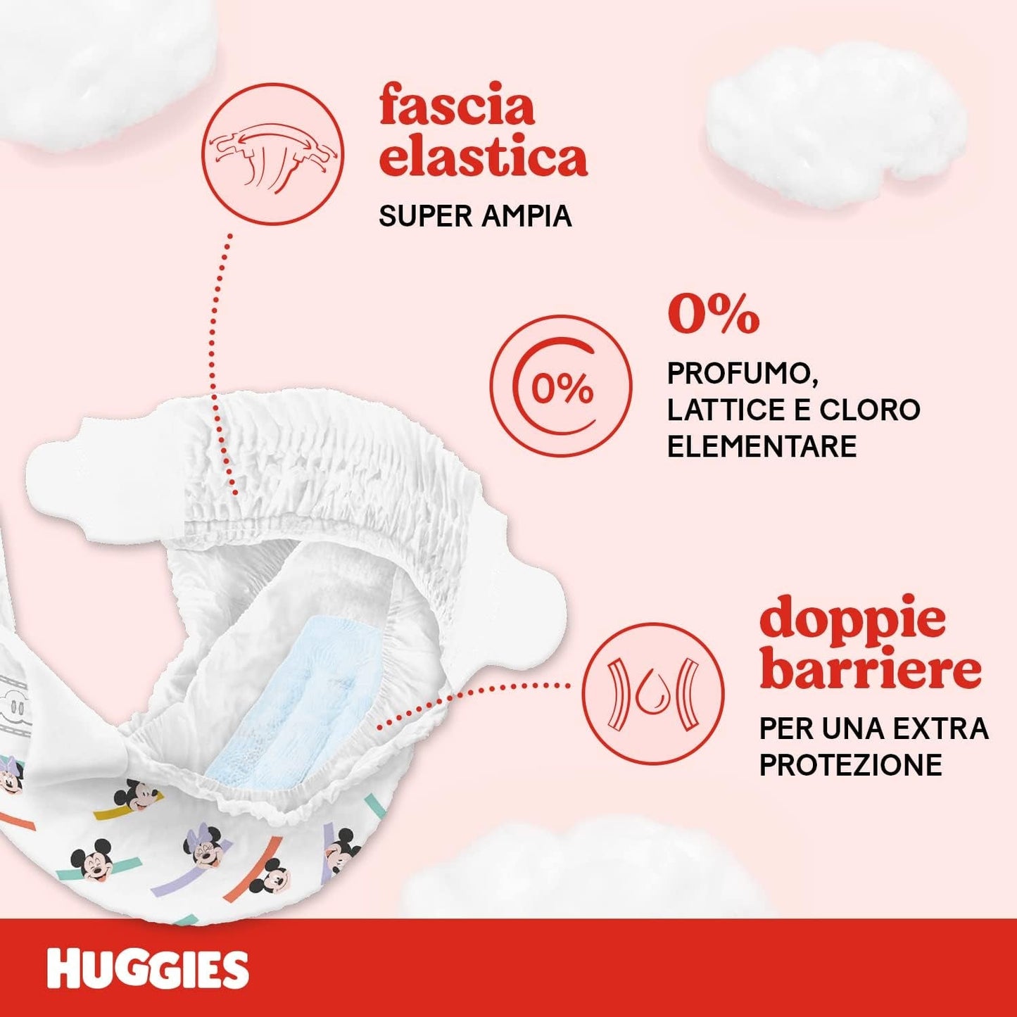 Huggies Ultra Comfort-blöjor, storlek 4 (7-18 kg), Disney Design, Value Pack, 150 stycken