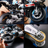 LEGO Technic BMW M 1000 RR Motorcykelmodell Vuxenmodellsats Set som hantverkspresent för män och kvinnor Hem- eller kontorsinredning 42130 Byggsatser Besuche den LEGO-Store