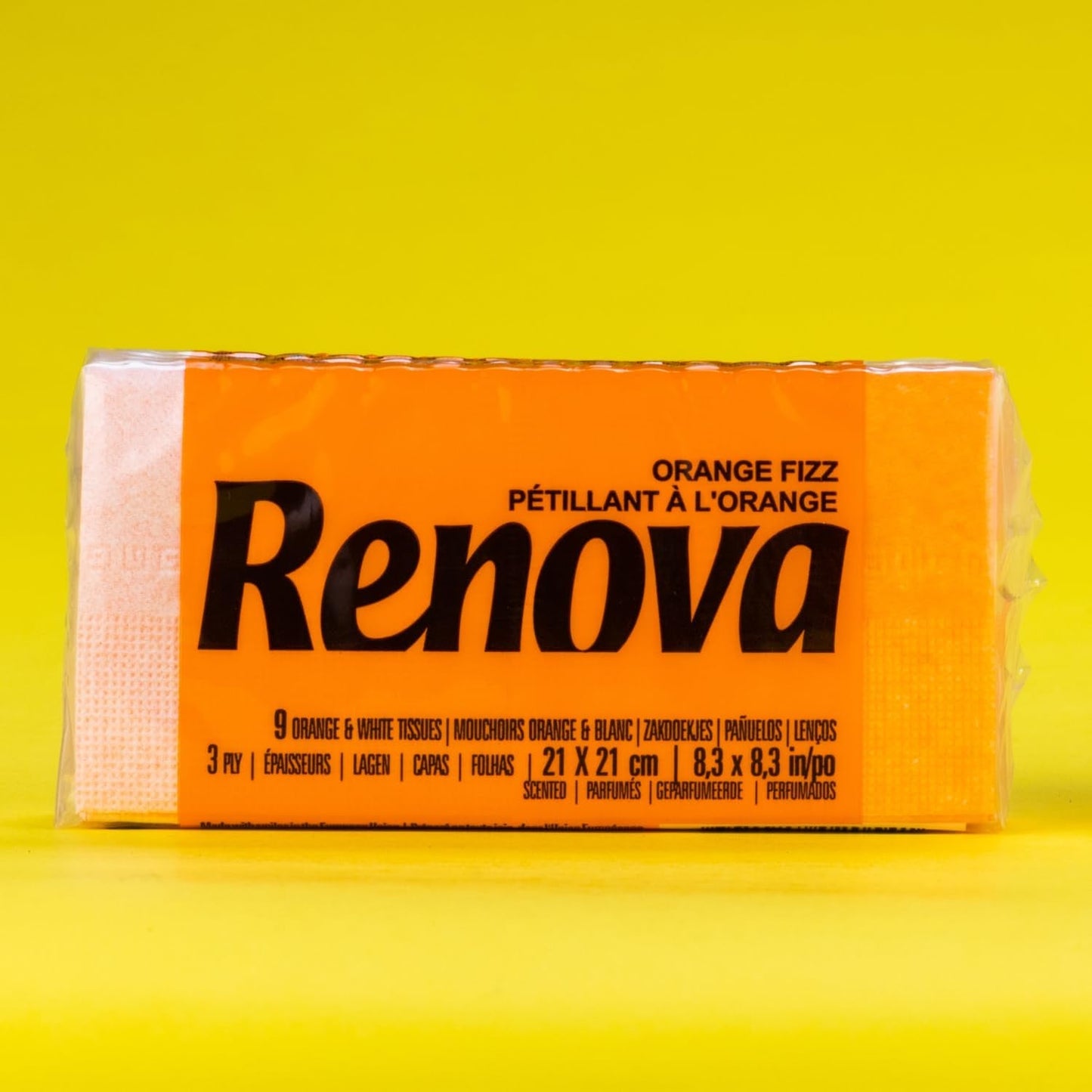 RENOVA ORANGE FIZZ Pocket Tissues 6 st
