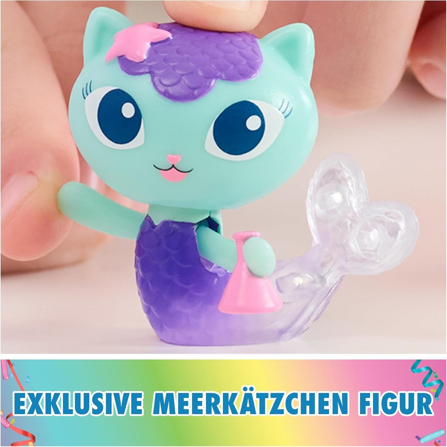 DREAMWORKS GABBY DOLLS HOUSE - Meerkätzchen Bobble Kitty Möbelpaket, kattfigur med dockskåpsmöbler och tillbehör, åldrar 3+