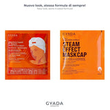 GYADA COSMETICS, hårmask gjord av lätt och vitaliserande material, ger glans och mjukhet, närande och reparerande effekt, med termisk lock, baserad på kokosolja och avokado, 60 ml Naty Shop hårmask