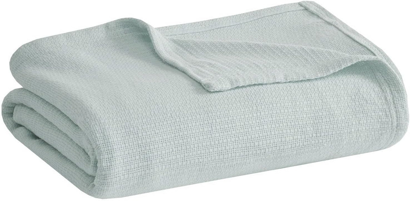 Madison Park Freshspun Wicker Twin Grå bomullsfilt Sängar och filtar Madison Park King Blue