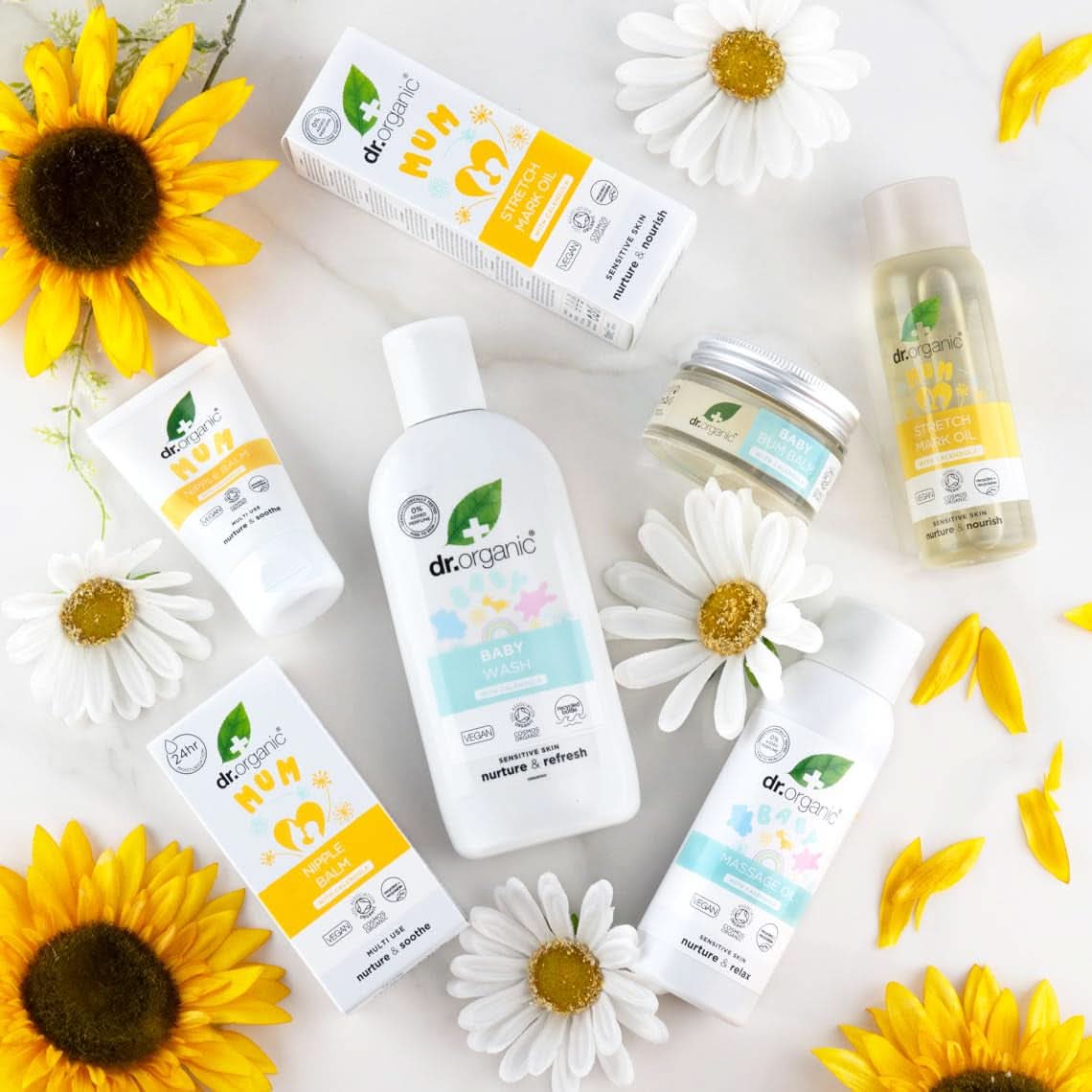 Dr Organic Nipple Balm med Calendula, Lanolin, Natural Relief, För sår och spruckna bröstvårtor, 30 ml Tillbehör Mat och Amning Bebe Naty Shop