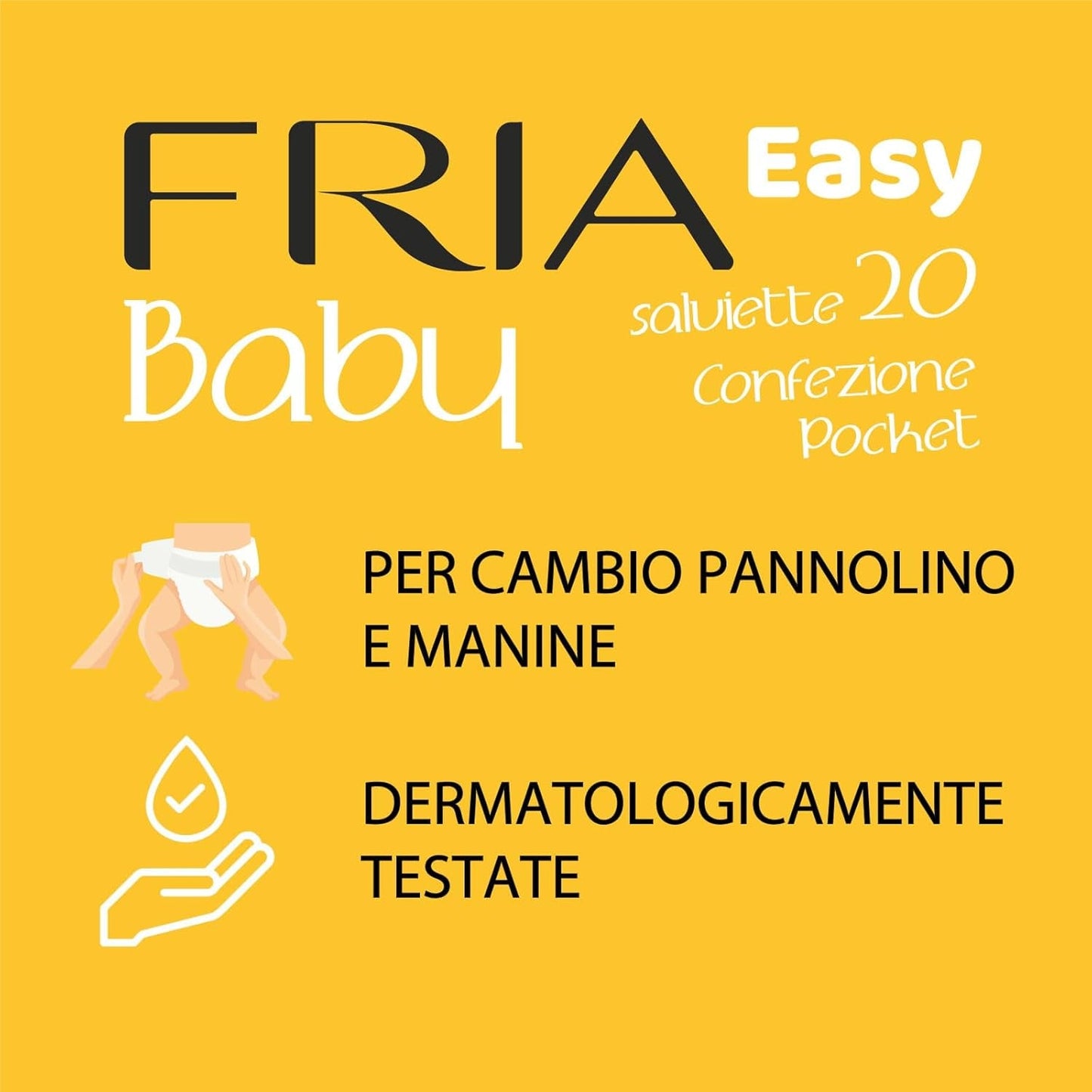 Enkla våtservetter för baby med aloe vera och honungsextrakt Hudfuktande, dermatologiskt testad, paket med 20 våtservetter