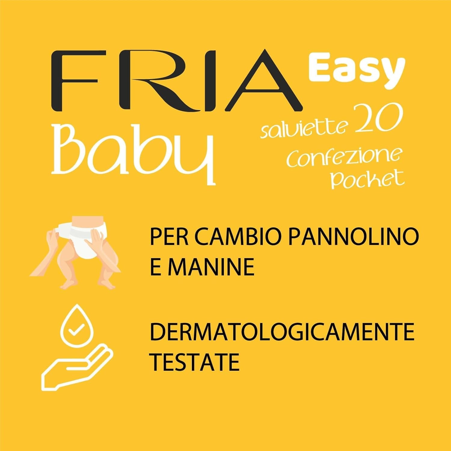 Enkla våtservetter för baby med aloe vera och honungsextrakt Hudfuktande, dermatologiskt testad, paket med 20 våtservetter