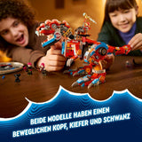 LEGO Dreamzzz 2-i-1 Coopers Dino-Mech C-Rex Toy Pterodactyl T.Rex Actionfigur för pojkar och flickor Kreativ leksak Äventyrsset Present för barn 9 år 71484 Byggset Beuche den LEGO-Store