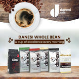Danesi Decafeinato (Koffeinfri), bönor, 1 förpackning (1 x 1 kg)