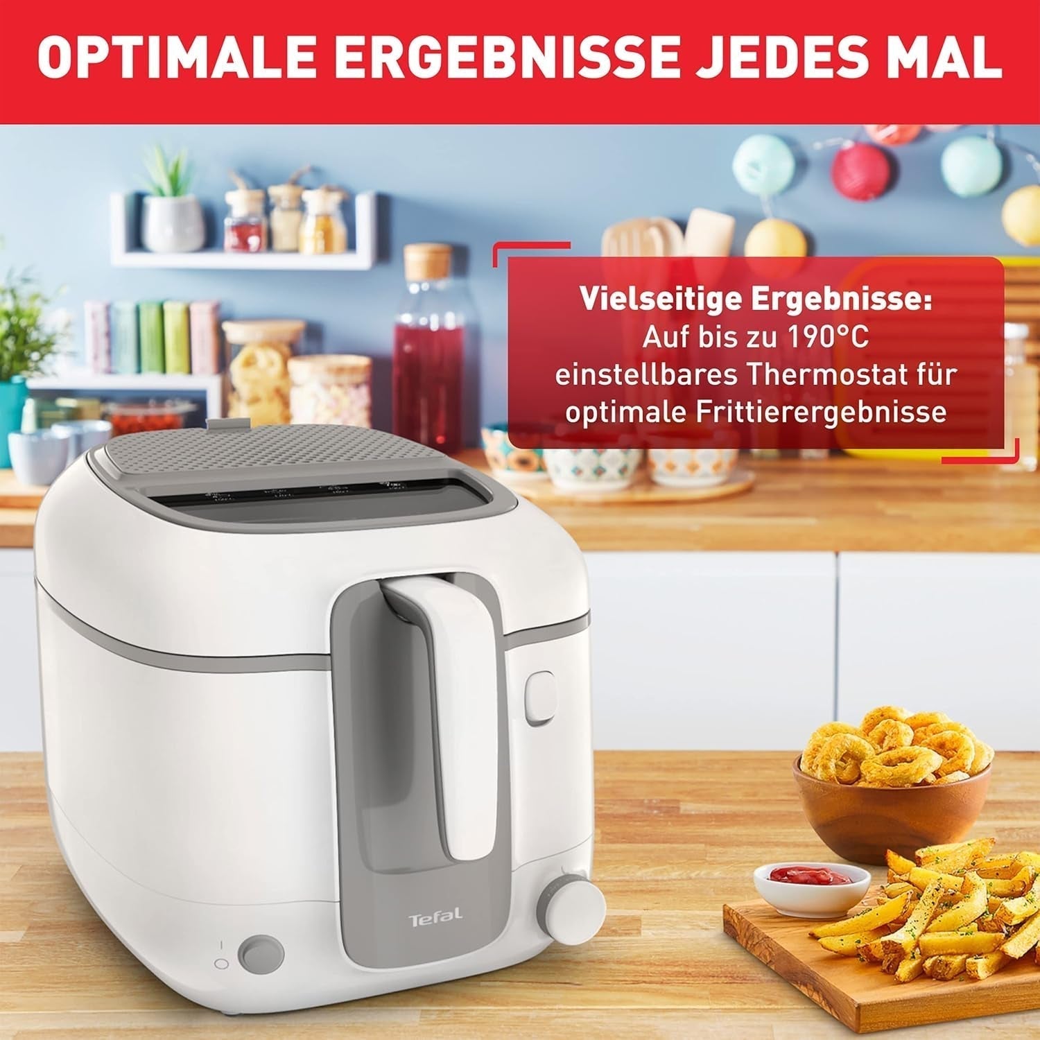 Tefal Super Uno Access fritös, kapacitet 2,2 L, diskmaskinsäkra delar, luktfilter Vitvaror Naty Shop