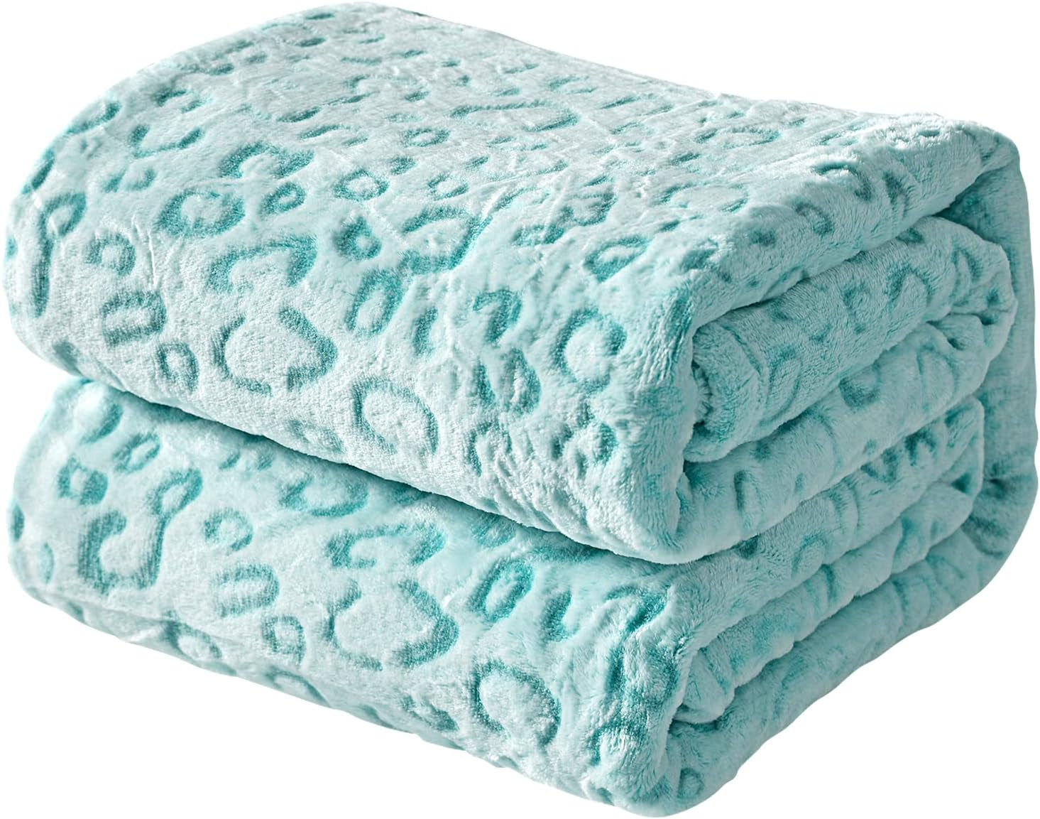 FY FIBER HOUSE flanell fleece, mikrofiberfilt med 3D gepardtryck, 228 X 274 cm, lila Täcken och täcken Naty Shop Blue 50 "X60"