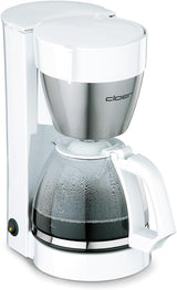 Cloer 5009 Håll varmt filter Espressomaskin för upp till 8 koppar 800W med isolerad rostfri stålkaraff 1x4 filterkopp svart