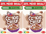 Nestlé Cookie Crisp (+20%), fullkornsfrukostkexflingor för barn, förpackning om 1 (1x450g)
