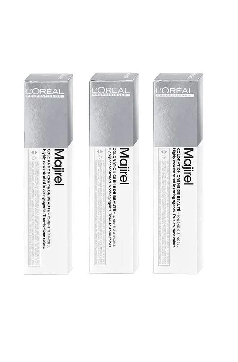 3x Loreal Majirel 7.0 Intensiv färg för medium blont hår - 50ml Hårfärgning Naty Shop Standardtitel